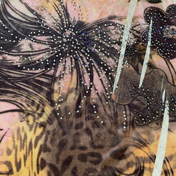 Crislinalove women : women’s long Multi Color, sleeveless summer dress. Size XL - Picture 4 of 7